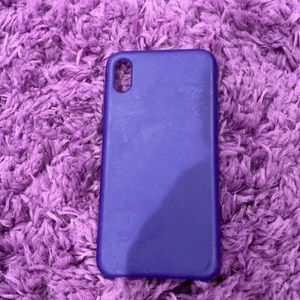 Purple iPhone X XS phone case